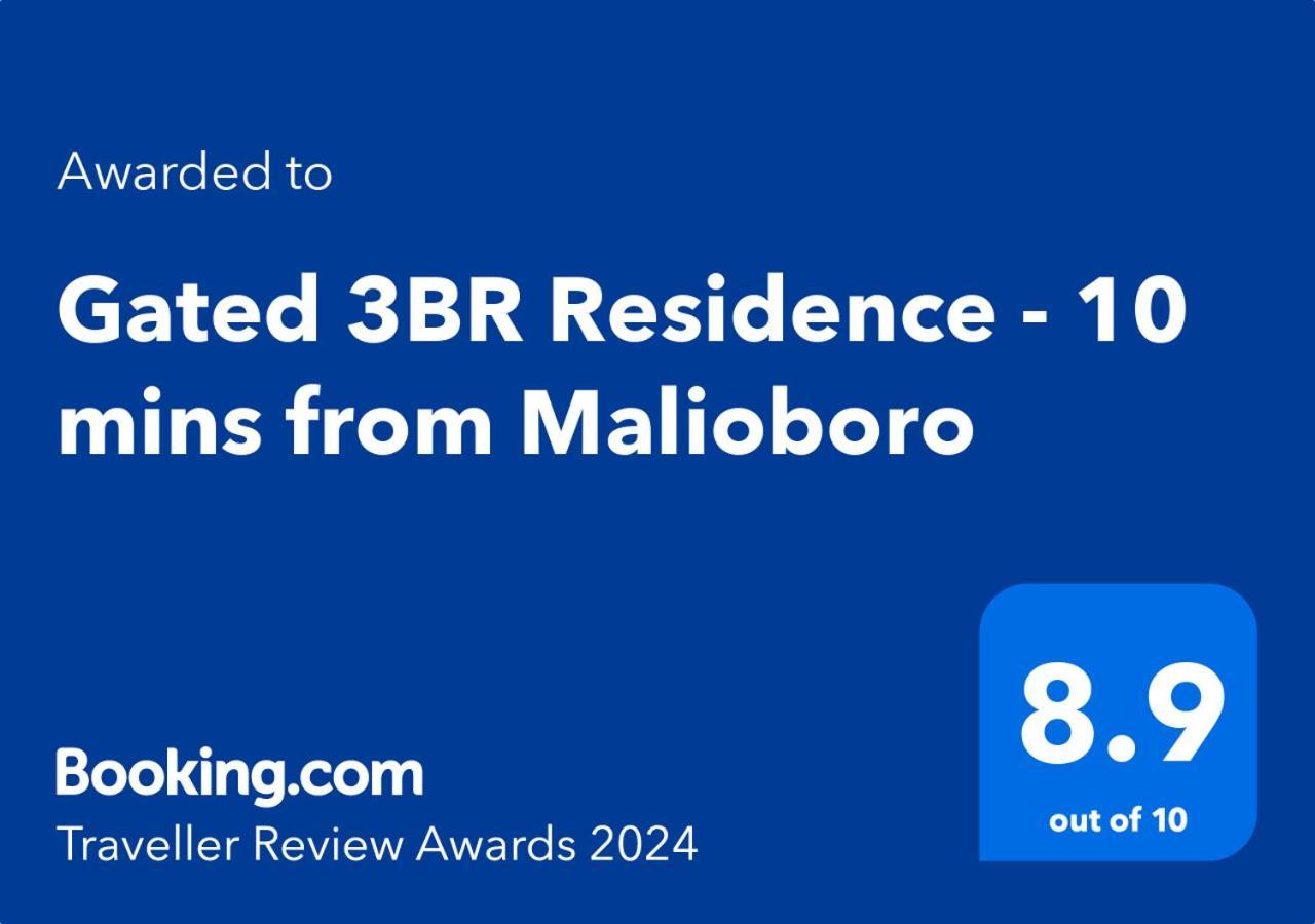 Gated 3Br Residence - 10 Mins From Malioboro Jogjakarta Buitenkant foto